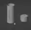 3D-Modell des modularen Wassertanks mit Deckel